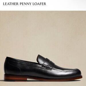 NWT Banana Republic Leather Penny Loafers